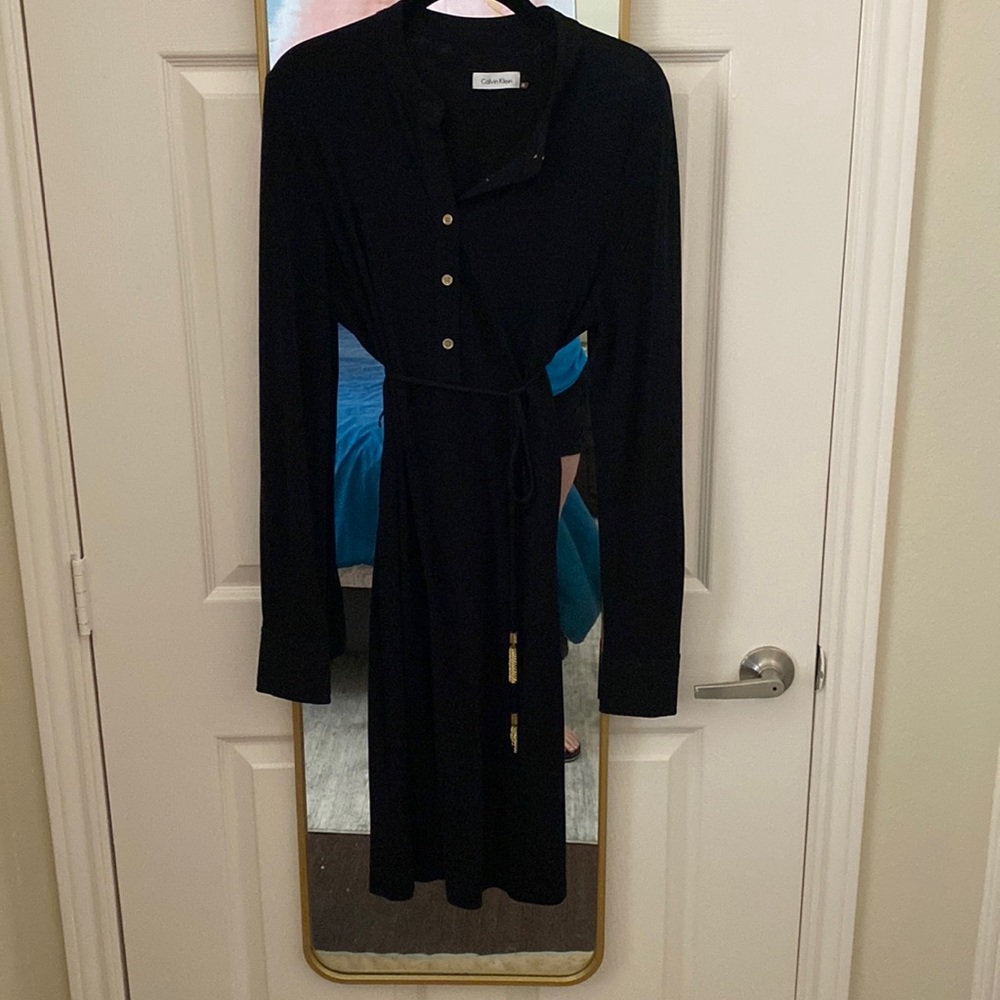 Black Calvin Klein dress